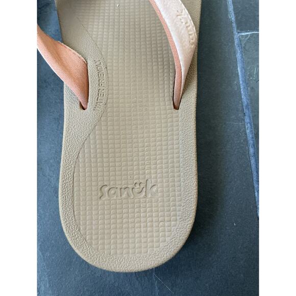 Sanuk Womens Cosmic Shores Peachy Keen 8 Water Friendly Excellent Condition - Picture 3 of 7